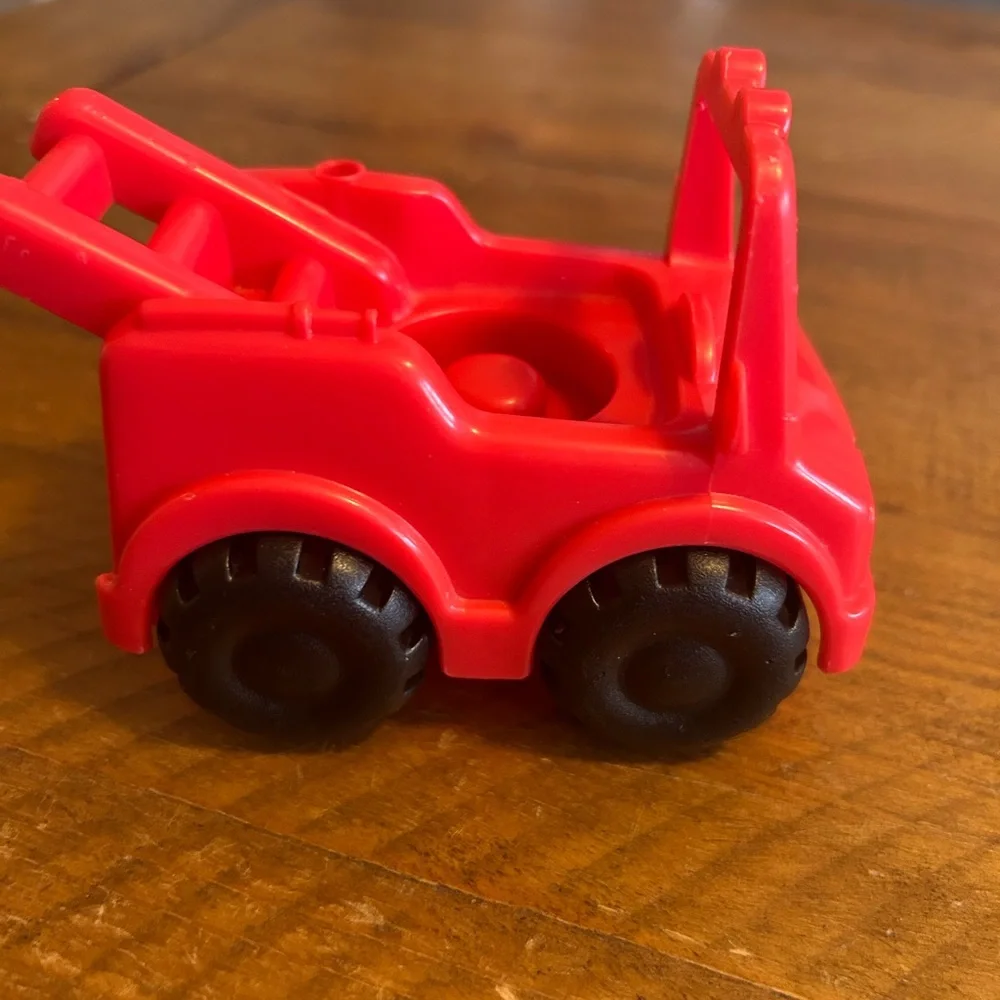 Fisher Price Little People red fire truck as is